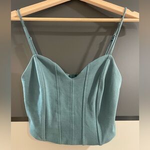 Elegant blue Women's Top corset style